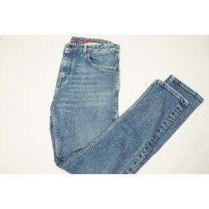 Isaia Napoli Medium Wash Cotton Selvedge Blue Jeans Denim Jeans 32 Brand New